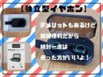 【画像】デメリット以上に価値のある独立型イヤホン